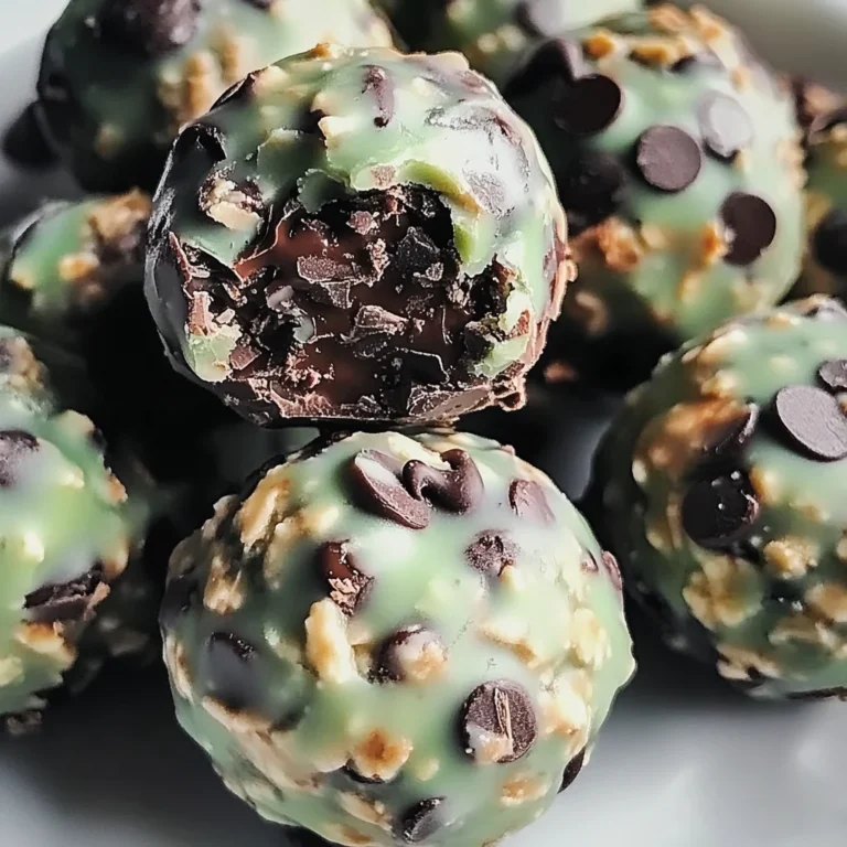 Mint Chocolate Chip Protein Balls