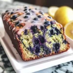 Moist Blueberry Zucchini Bread with a Lemon Glaze - Alrightwithme