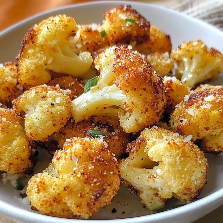 Parmesan Cauliflower Bites - Just 5 Ingredients