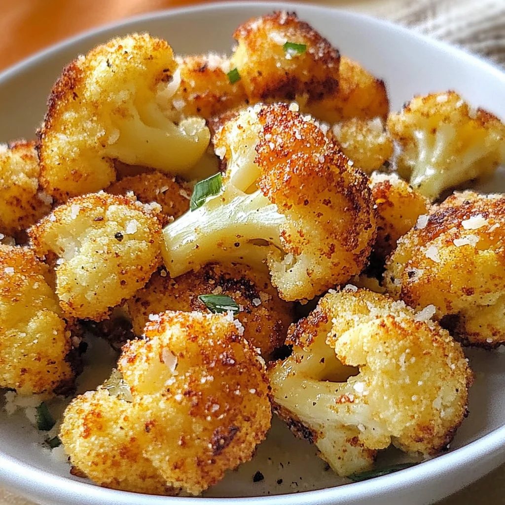 Parmesan Cauliflower Bites - Just 5 Ingredients