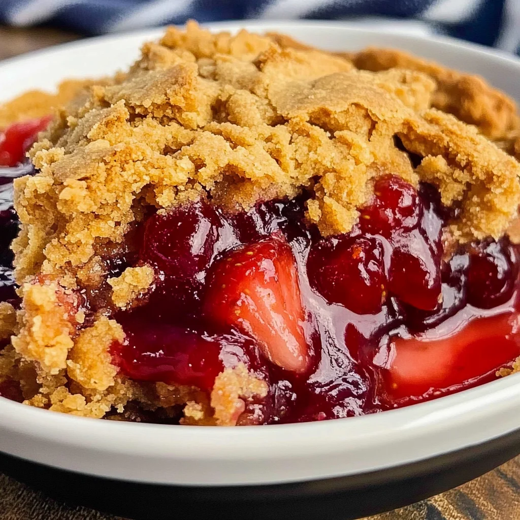Peanut Butter and Jelly Cobbler