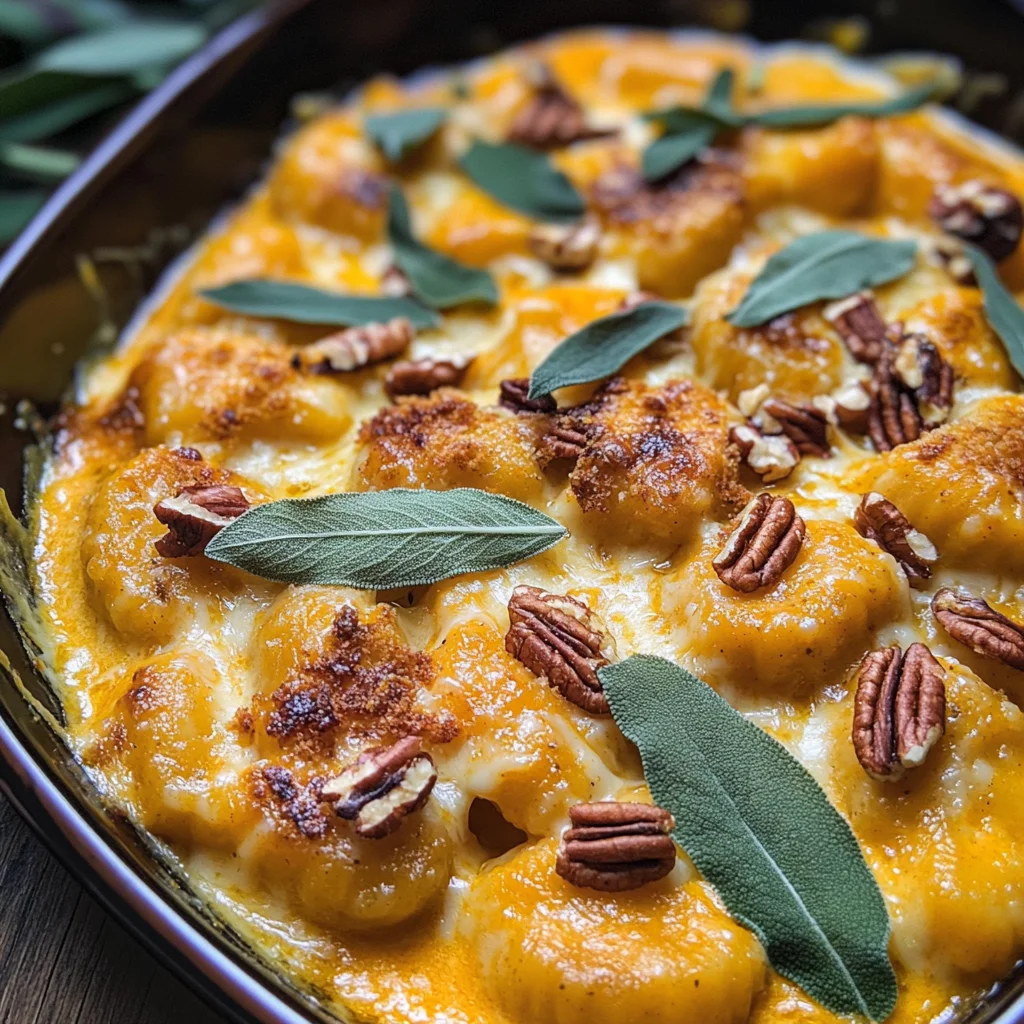 Pumpkin Gnocchi Bake
