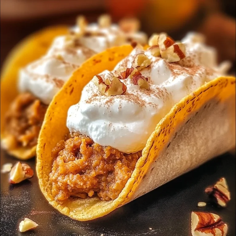 Pumpkin Pie Tacos