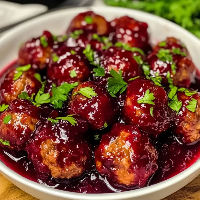 Quick Cranberry Meatballs (Christmas Recipe)