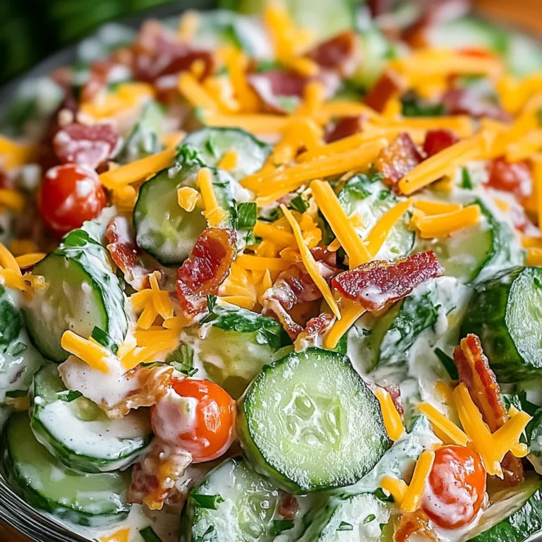 Refreshing Cucumber Ranch Crack Salad Recipe