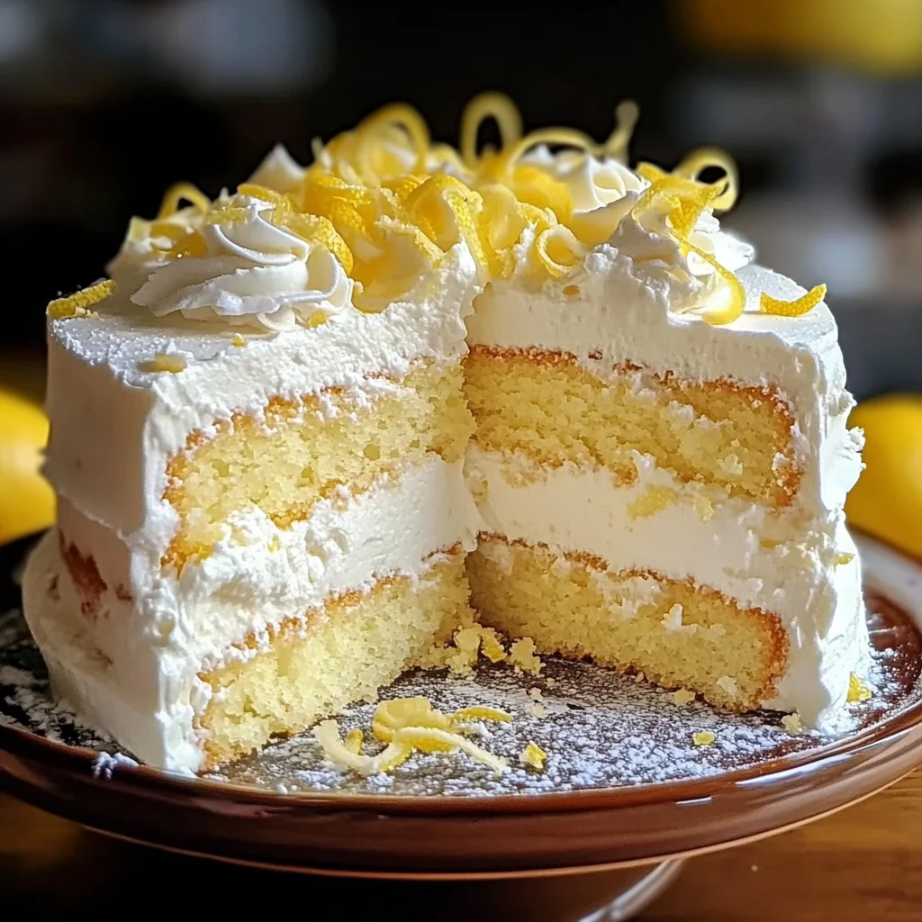 Top 1 Italian Lemon Cream Cake : Irresistible and Luscious