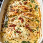 Baked Tuscan Chicken Casserole