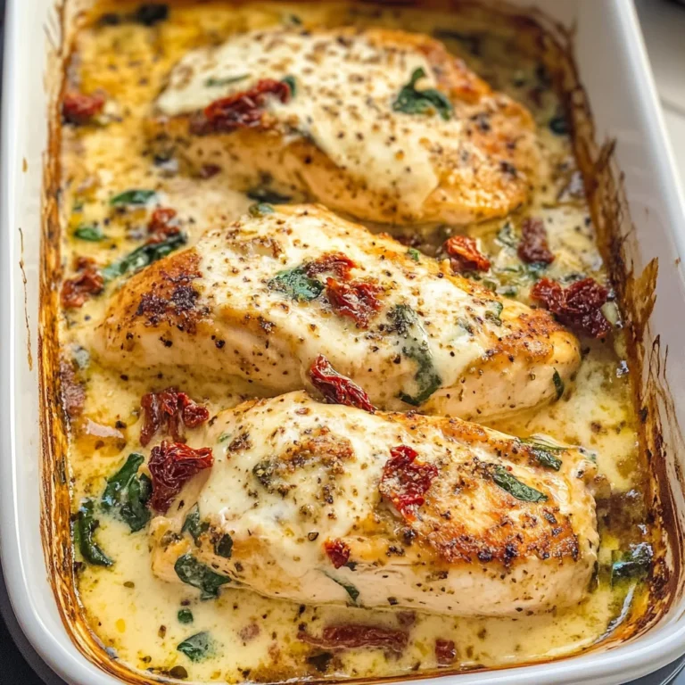 Baked Tuscan Chicken Casserole
