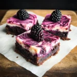 Blackberry Cheesecake Brownies