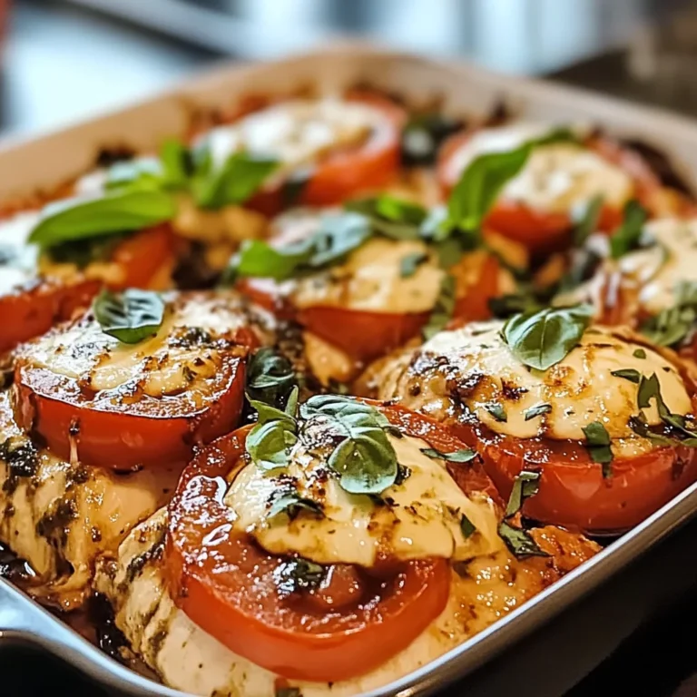 Caprese Chicken Casserole