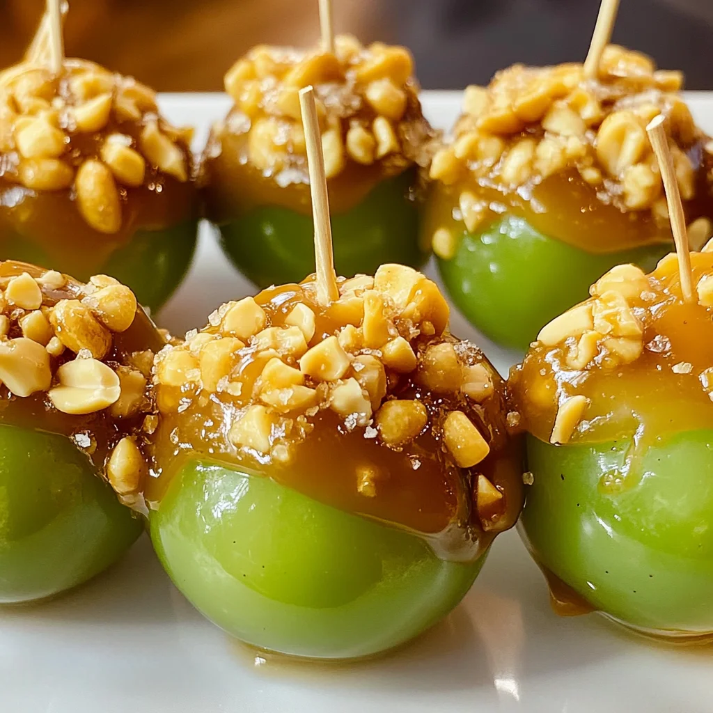 Caramel Apple Grapes