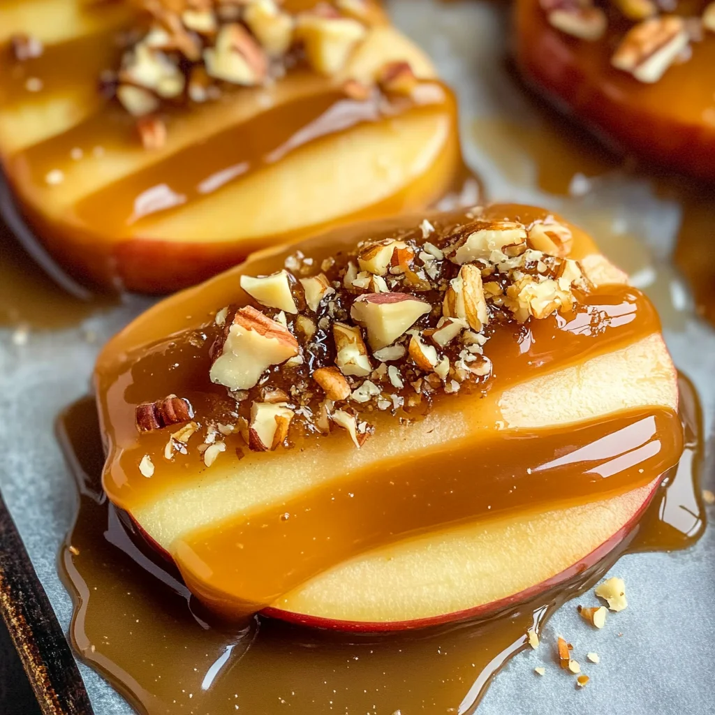 Caramel Apple Slices