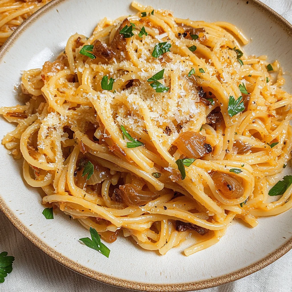 Caramelized Onion Pasta