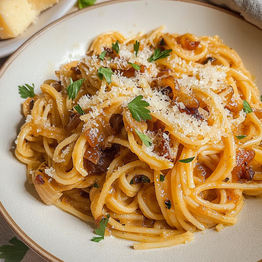 Caramelized Onion Pasta