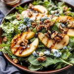 Caramelized Pear and Blue Cheese Salad: A Sweet and Savory Delight