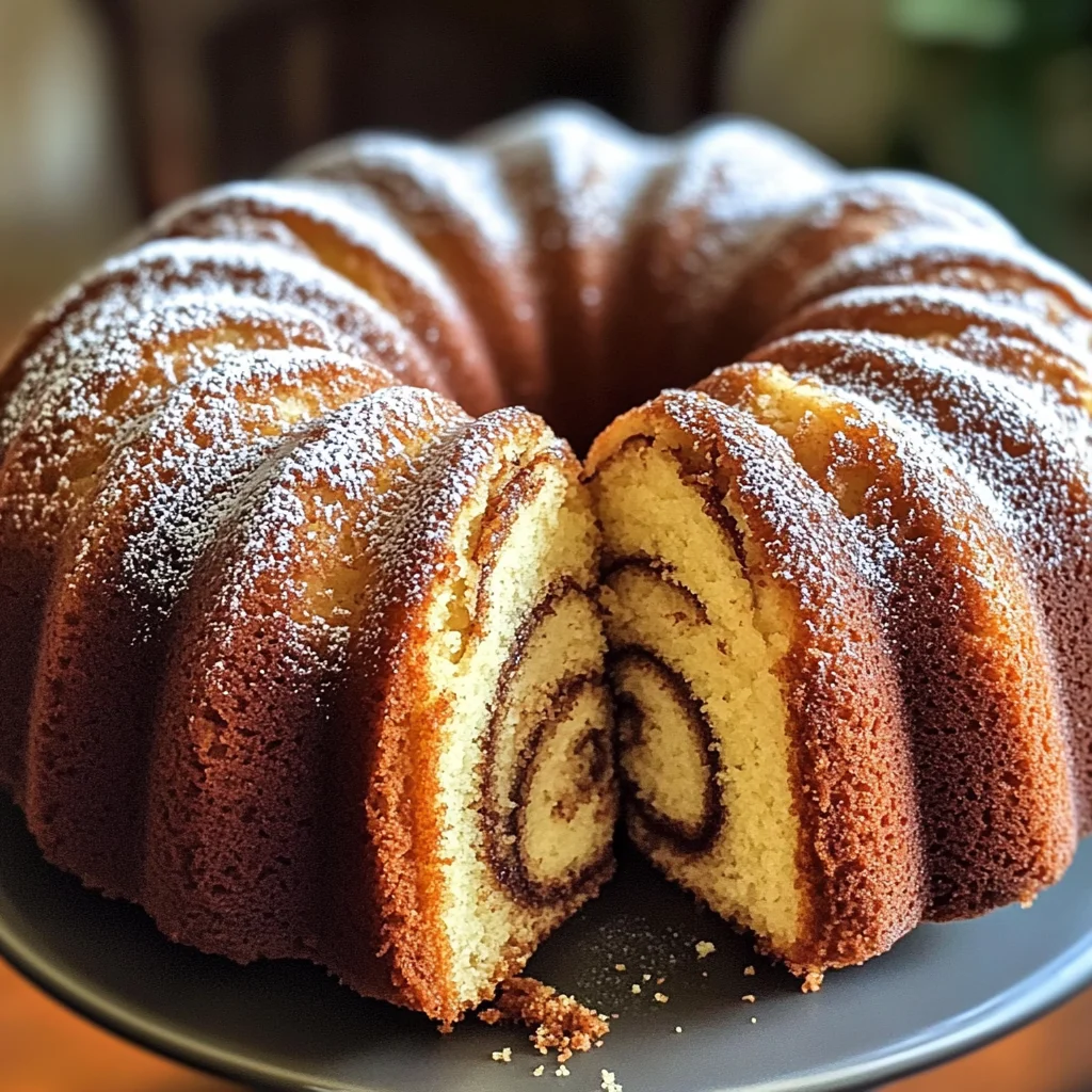 Cinnamon Swirl Bundt Cake