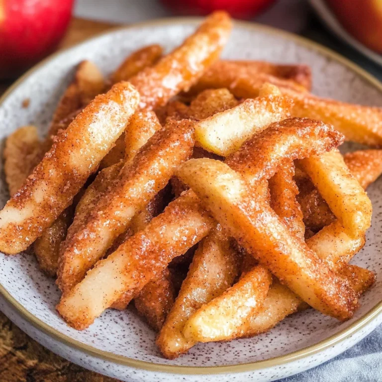Crispy Air Fryer Apple Fries