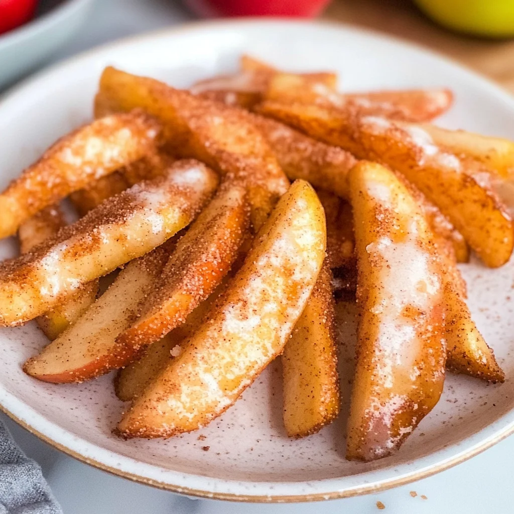 Crispy Air Fryer Apple Fries