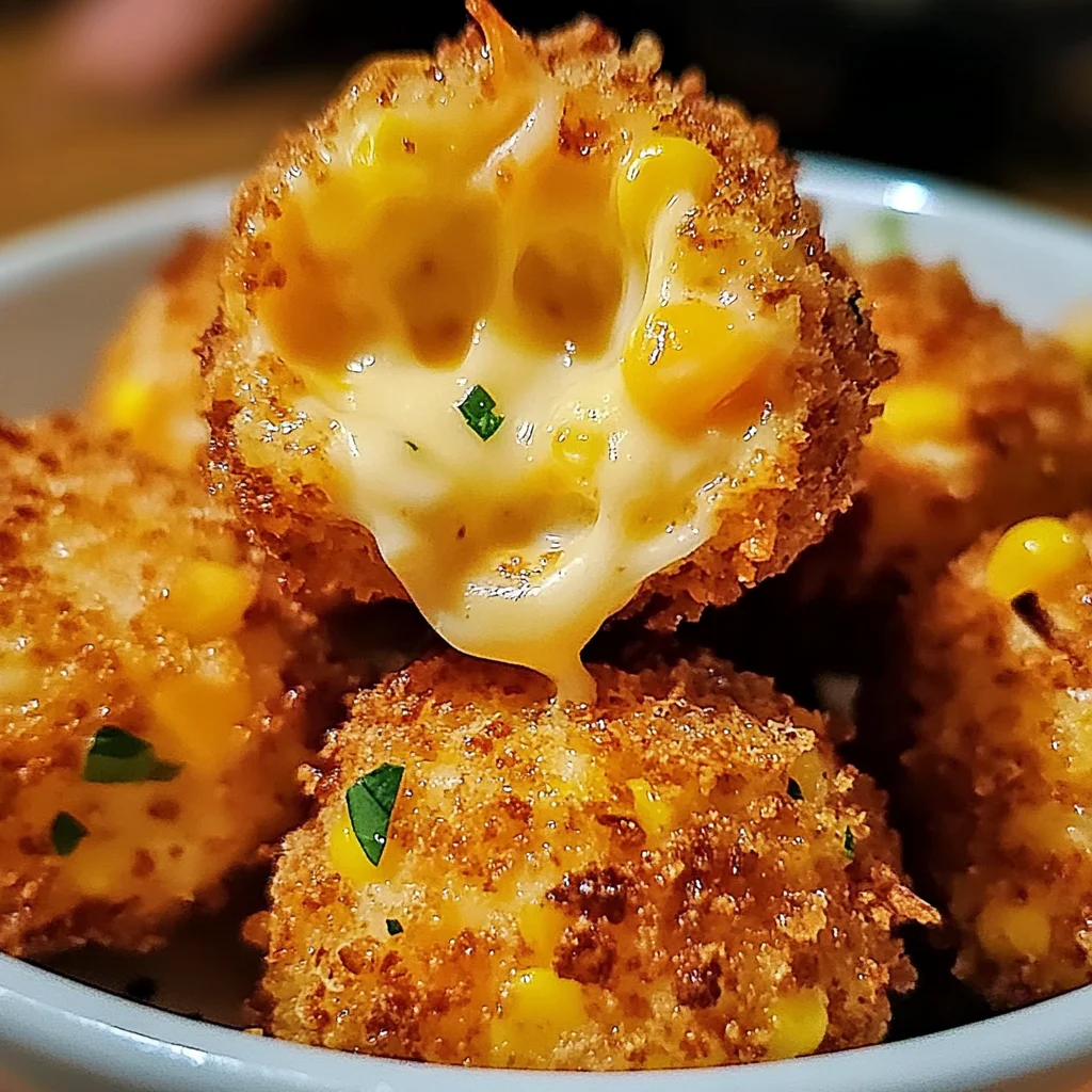Crispy Corn Cheese Bites