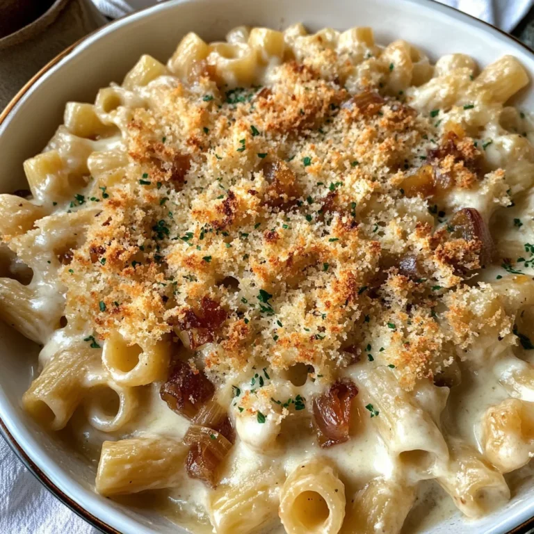 French Onion Soup Pasta Recipe