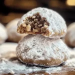 Gingerbread Snowball Cookies