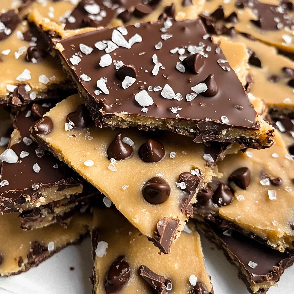 Healthy Cookie Dough Bark