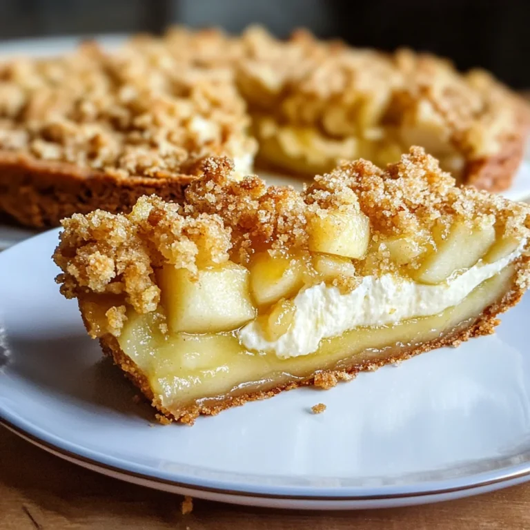 Mascarpone Apple Crumble Torta