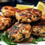 Mediterranean Chicken Patties