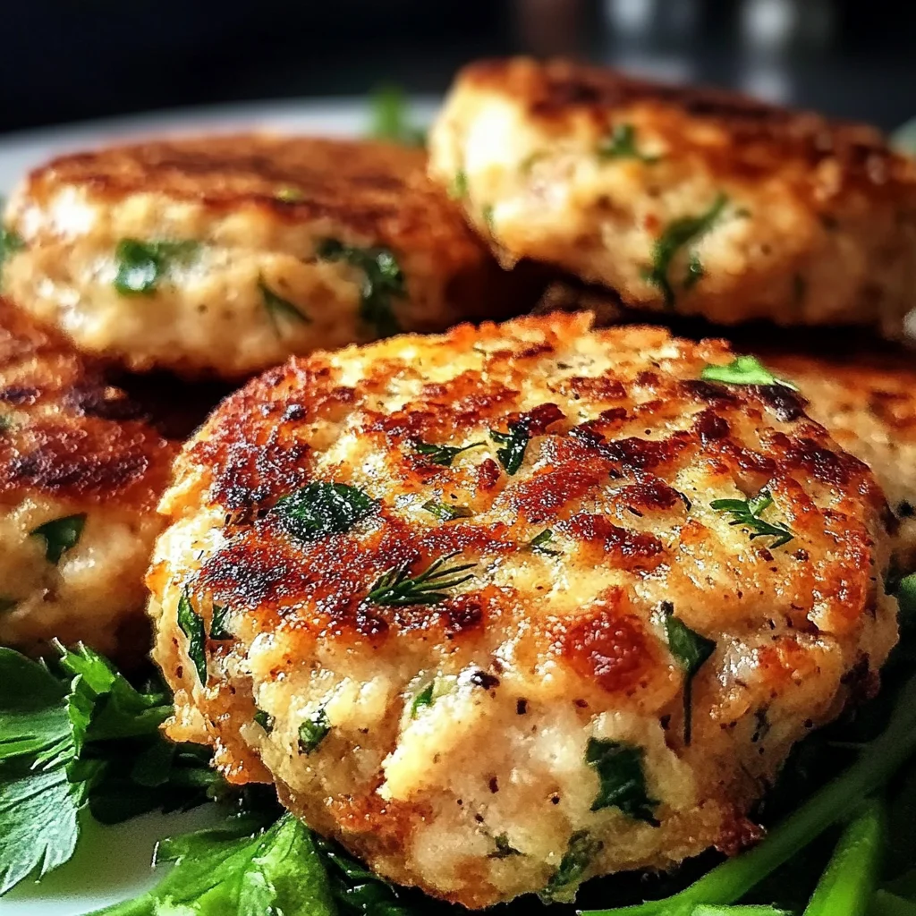 Mediterranean Chicken Patties