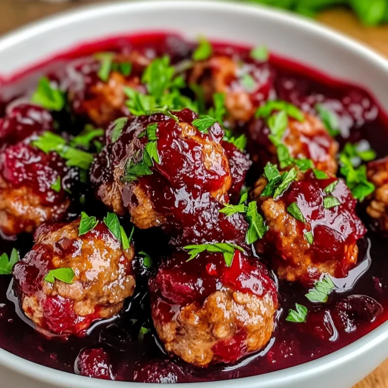 Quick Cranberry Meatballs (Christmas Recipe)