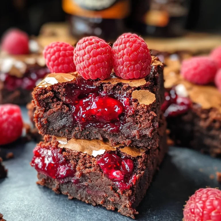 Raspberry Brownies