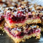Raspberry Coconut Magic Bars