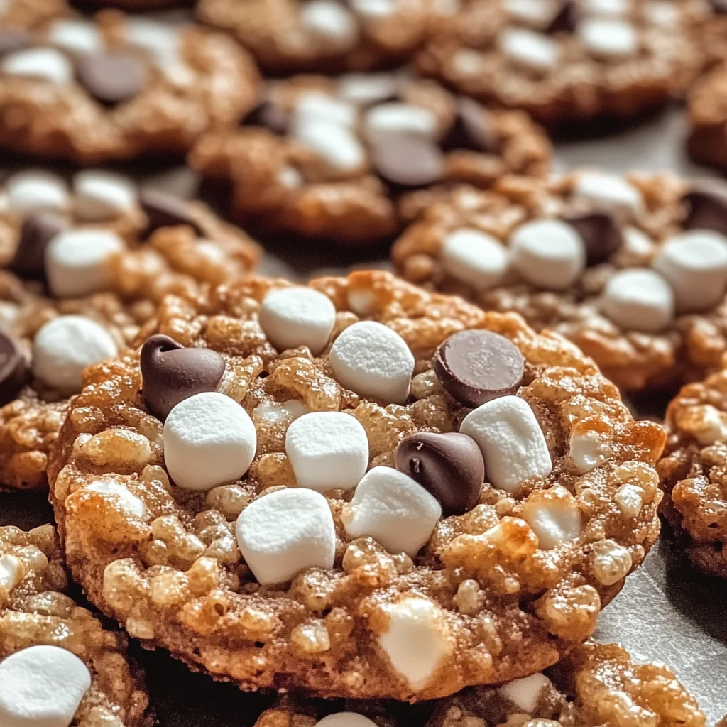 Rice Krispie Cookies with Chocolate Chips Recipe