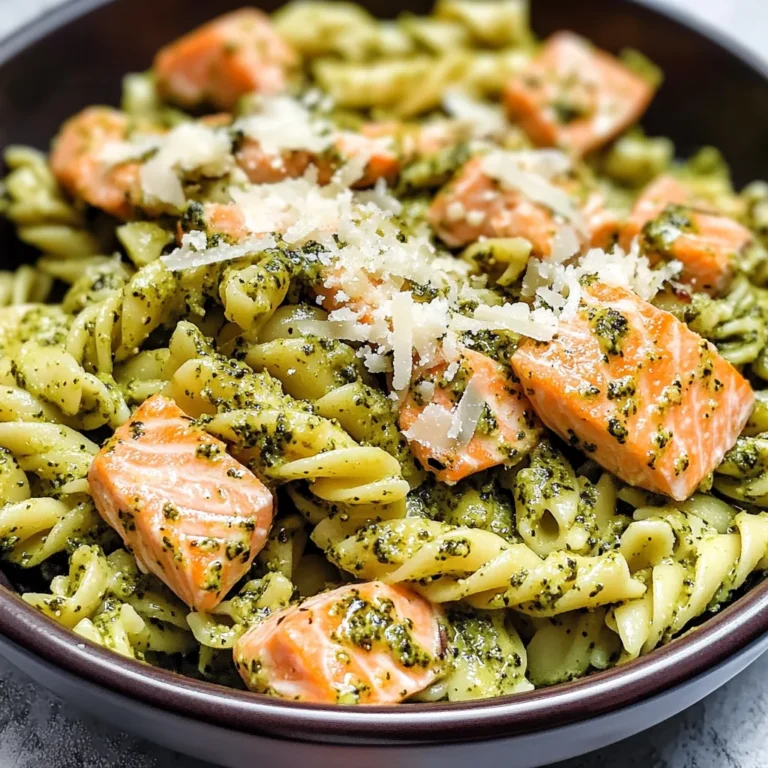 Salmon Pesto Pasta