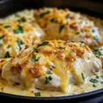 Smothered Cheesy Sour Cream Chicken