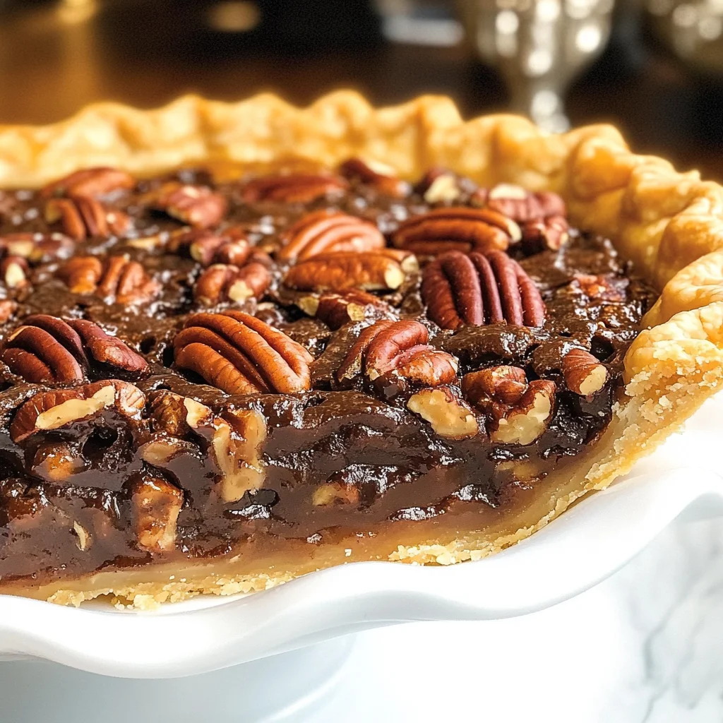 Texas Chocolate Pecan Pie