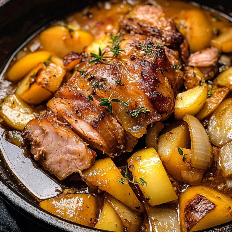 Apple Cider Braised Pork Shoulder