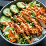 Bang Bang Chicken Rice Bowl