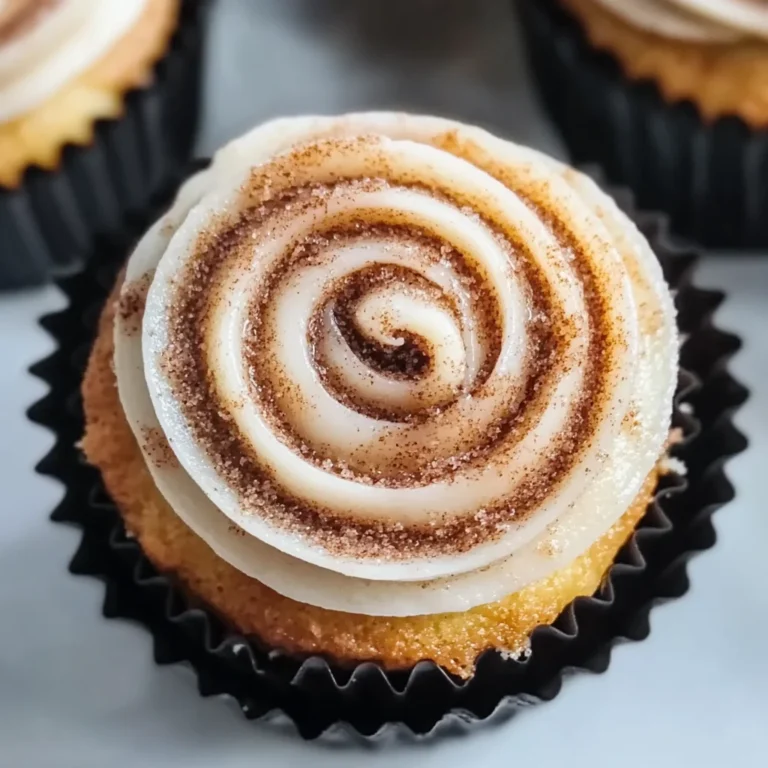 Cinnamon Roll Cupcakes