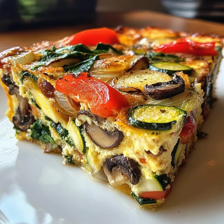 Garden Veggie Frittata: A 150-Calorie Delight