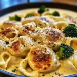 Garlic Parmesan Chicken Tortellini