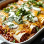Ground Beef Enchiladas