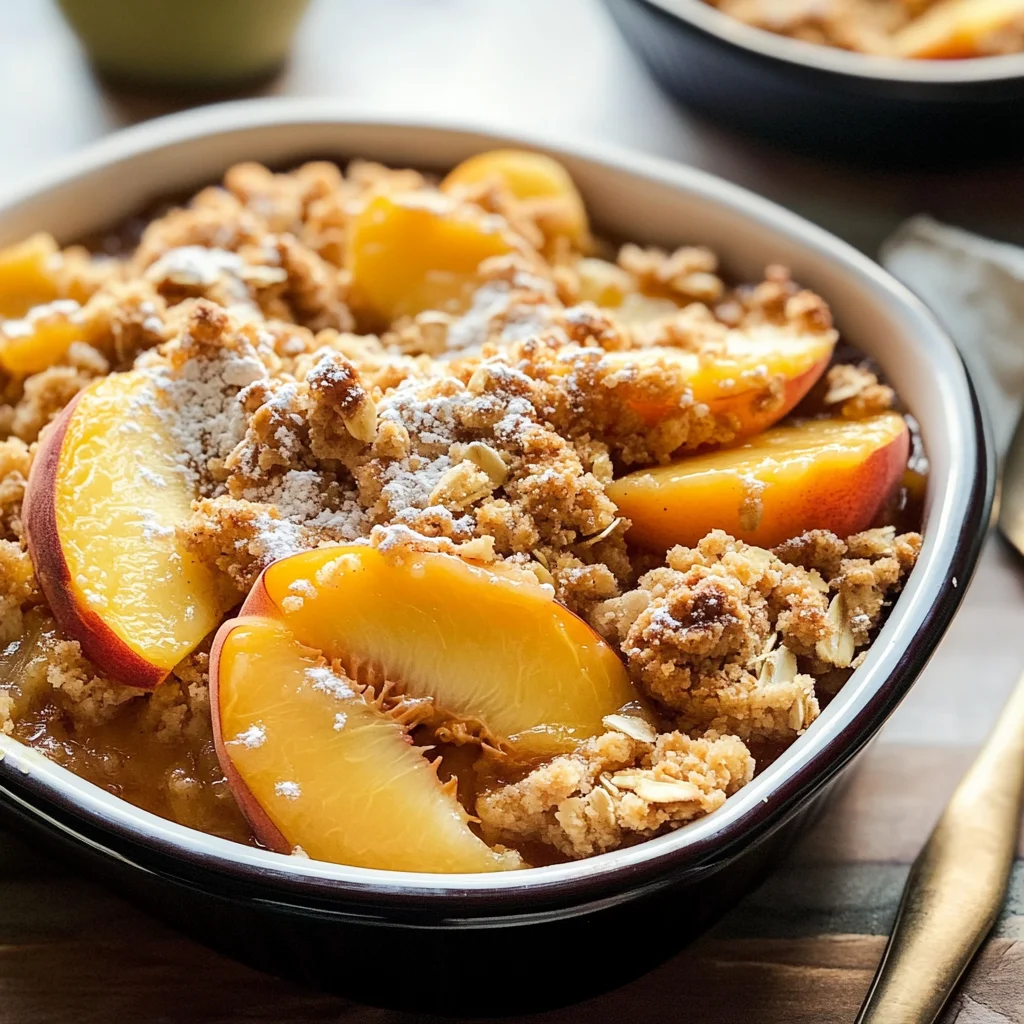 Peach Crisp