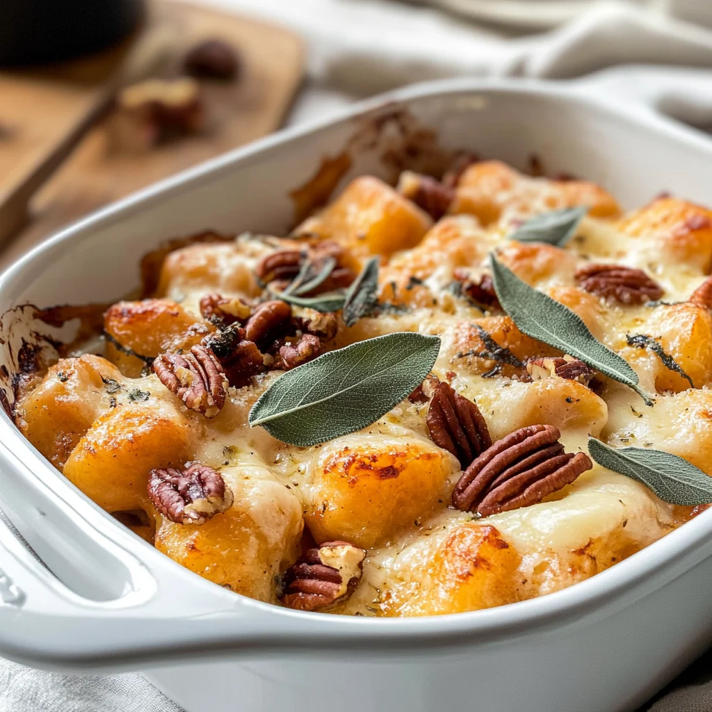 Pumpkin Gnocchi Bake
