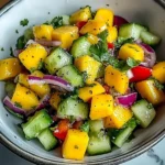 Refreshing Mango Cucumber Salad